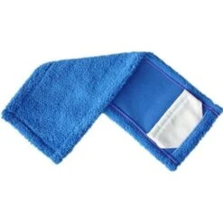 Wischmop Microfaser Premium Blau Mit Farbechter Faser 50 Cm