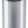 HAILO Tretabfallbehälter, 25l, HxØ 600x310mm, Innenbehälter Stahl, Korpus Stahl Silber, Deckel Stahl Silber -Sauberkeit Und Hygiene 087c8fdd bc70 49e8 bac1 0cace0dbb281