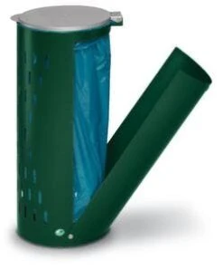 Müllsackständer, 120l, HxBxT 850x380x440mm, Korpus Stahl RAL6005, Deckel Metall Silber, Gelocht 3 Müllsackständer, 120l, HxBxT 850x380x440mm, Korpus Stahl RAL6005, Deckel Metall Silber, Gelocht -Sauberkeit Und Hygiene 0a85b330 12cc 486f 99b7 030dd55c4f06