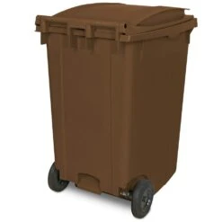 360 Liter DIN Mülltonne, HxBxT 1090x620x860 Mm, Gewicht 17,1 Kg, Braun -Sauberkeit Und Hygiene 0cfb2314 5502 49c7 8c66 0b041da134f3