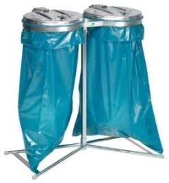 Müllsackständer, 70l, HxBxT 665x330x290mm, Korpus Verzinkt, 4 Lenkrollen -Sauberkeit Und Hygiene 0d1e8b15 f071 47e0 92c7 3f4ab067142b