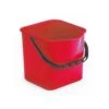 Wisch-Star Kunststoffeimer Putzeimer 17 L Rechteckig Rot