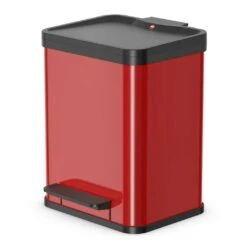 Hailo Tretmülleimer Oko Uno Plus Größe M 17 L Rot 0619-240
