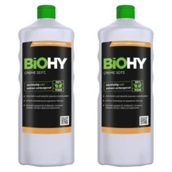 BiOHY Creme Seife (480x1l Flasche) | Hautschonende, Rückfettende Und Geruchsneutrale Handseife PHOSPHATFREI | Ohne Parfüm Und Farbstoffe -Sauberkeit Und Hygiene 19a0b8da 4852 4d04 9cf7 dccb77569750 1