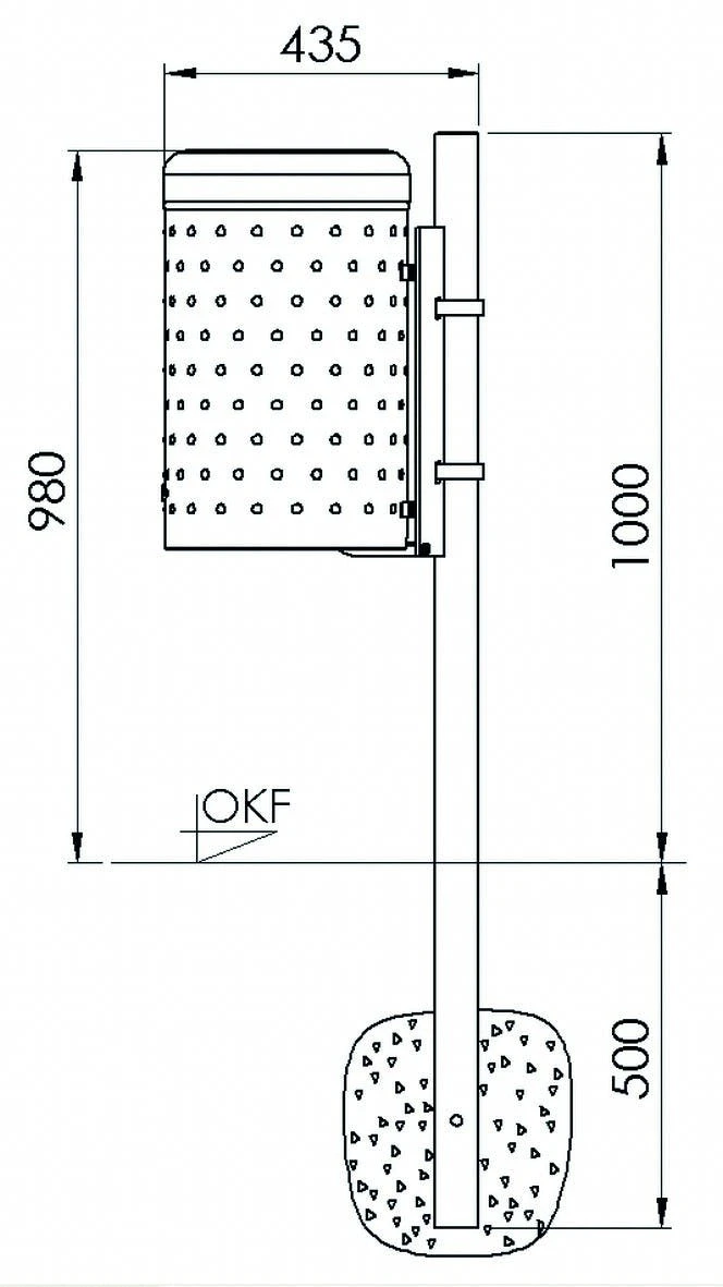 Rund-Abfallbehälter ca. 50 L (Noppenblech-Design) feuerverzinkt Rund-Abfallbehälter Ca. 50 L (Noppenblech-Design) Feuerverzinkt -Sauberkeit Und Hygiene 1a33776a f23d 4a7f 908e 1c4e491eebef 1