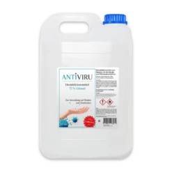 ANTiVIRU | Desinfektionsmittel 6x 5L Kanister | Handdesinfektion & Flächendesinfektion | Viruzid | Anwendungsfertig -Sauberkeit Und Hygiene 2a771e5e 49f2 4264 baca 2665511d1174 2