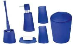 Spirella Badezimmer Set, 6-teiliges Badzubehör Move Seifenspender, WC Bürste, Seifenschale, Kosmetikeimer Und Zahnputzbecher Schwarz -Sauberkeit Und Hygiene 2a9f16c0 de38 4f29 a20a 38f960eeccf6