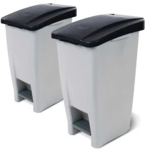 Wertstoffsammelstation, 2x110l, HxBxT 850x680x390mm, Korpus PP grau/schwarz, 2 Deckel PP grau Wertstoffsammelstation, 2x110l, HxBxT 850x680x390mm, Korpus PP Grau/schwarz, 2 Deckel PP Grau -Sauberkeit Und Hygiene 2d7a644b d5f6 4f07 8c48 761ea6e5be3f