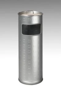 Var Alu-Kombiascher, HxØ 660x230mm, 16, 7l, Korpus Eloxiert, M. Kippensieb