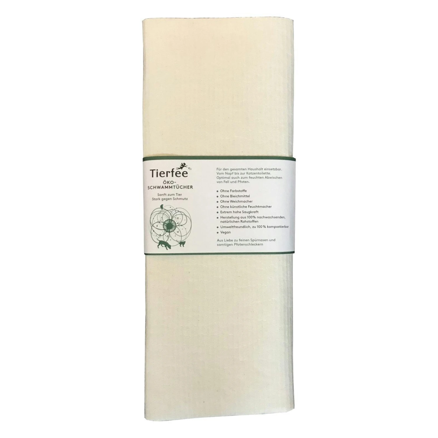 Tierfee Öko-Schwammtuch 60 x 80 cm - 5 Stück Tierfee Öko-Schwammtuch 60 X 80 Cm - 5 Stück -Sauberkeit Und Hygiene 3847d2ea b95d 4755 adc7 97622c893bb3 2