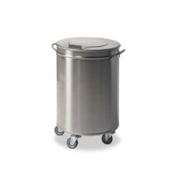 Edelstahl Gastro-Abfallbehälter | AISI 430 Qualität | BxT 40x50 -Sauberkeit Und Hygiene 396040ea 7b0a 444a b041 9b228f520846