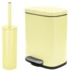 Spirella Badezimmer Set, 2-teilige Abfalleimer Kosmetikeimer Mit Absenkautomatik Und WC Bürste “Akira“ Gelb 1 Spirella Badezimmer Set, 2-teilige Abfalleimer Kosmetikeimer Mit Absenkautomatik Und WC Bürste “Akira“ Gelb -Sauberkeit Und Hygiene 3b4ff66a 2181 497c 87a9 0eae3201dc14