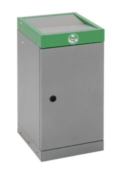 Abfalltrennung ProTec-Plus, Graualu/6024, Verz. Innenbehälter, 30 Liter