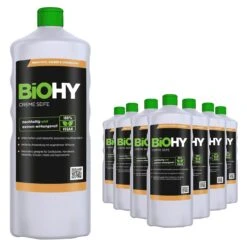 BiOHY Creme Seife (2x1l Flasche) | Hautschonende, Rückfettende Und Geruchsneutrale Handseife PHOSPHATFREI | Ohne Parfüm Und Farbstoffe 6 BiOHY Creme Seife (2x1l Flasche) | Hautschonende, Rückfettende Und Geruchsneutrale Handseife PHOSPHATFREI | Ohne Parfüm Und Farbstoffe -Sauberkeit Und Hygiene 494eea37 b9b6 4df6 9819 acc589539397 1