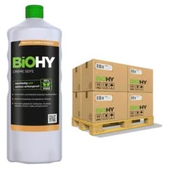 BiOHY Creme Seife (1l Flasche) | Hautschonende, Rückfettende Und Geruchsneutrale Handseife PHOSPHATFREI | Ohne Parfüm Und Farbstoffe -Sauberkeit Und Hygiene 5678d9fe 8351 40b4 9f76 d79d21d844fa 2