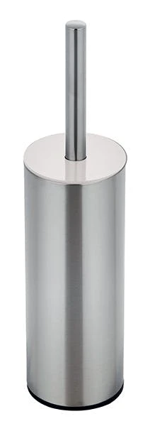MSV WC Bürste „Unna“ Aus Edelstahl Mit Hygienischem Behälter Weiß
