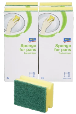 Schwamm Topfreiniger Schwammpad Gelb -Sauberkeit Und Hygiene 6d14e0f3 bc7a 4a14 bfca 97b9d3257cba