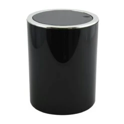 MSV Bad Serie "ASPEN" Design Kosmetikeimer Bad Treteimer Schwingdeckeleimer Abfallbehälter Mit Schwingdeckel 6 Liter (ØxH): Ca. 18,5 X 26 Cm Taupe -Sauberkeit Und Hygiene 7021f319 1b47 4b9c 8bde 088181aff1a0