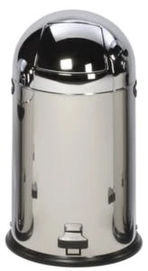 Tretabfallbehälter, 25l, HxØ 600x310mm, Innenbehälter Stahl, Korpus Stahl silber, Deckel Stahl silber HAILO Tretabfallbehälter, 25l, HxØ 600x310mm, Innenbehälter Stahl, Korpus Stahl Silber, Deckel Stahl Silber -Sauberkeit Und Hygiene 8709727a 488f 445c aa1c 205fc4cf2007