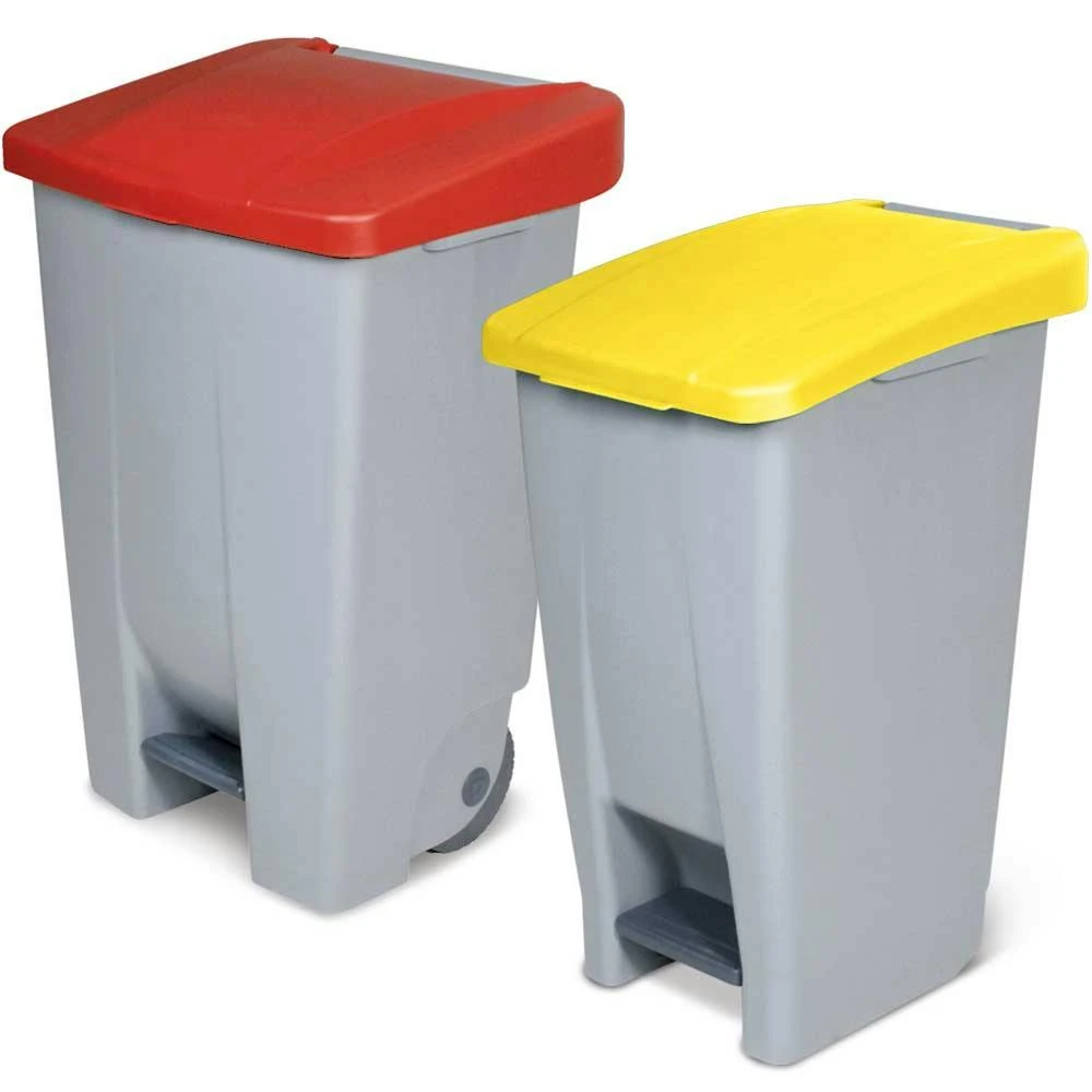 BRB 2 Tretabfallsammler Korpus grau, 60 Liter Deckel blau + 80 Liter Deckel rot BRB 2 Tretabfallsammler Korpus Grau, 60 Liter Deckel Blau + 80 Liter Deckel Rot -Sauberkeit Und Hygiene 8938c2f3 b229 4bf0 82ff f52f90d75a42