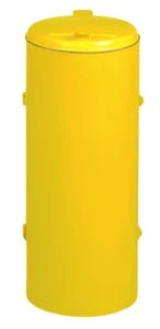 Var Abfallbehälter, F. Innen/außen, 120l, HxØ 900x450mm, Korpus Stahl RAL1023