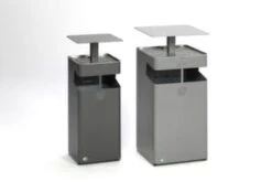 Var Alu-Kombiascher, HxBxT 950x350x380mm, 38l, Korpus Alu, M. Kippensieb, M. Schutzdach -Sauberkeit Und Hygiene 8b3c2846 76d5 47df 86bd cc8b5f857153