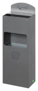 Kombiascher, HxBxT 500x200x125mm, Wandbefestigung, Korpus Stahl silber Kombiascher, HxBxT 500x200x125mm, Wandbefestigung, Korpus Stahl Silber -Sauberkeit Und Hygiene 955223b1 e401 4ea0 8870 05628e3239e5 1