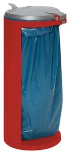 Abfallbehälter, f. innen/außen, 120l, HxØ 900x450mm, Rückseite offen, Korpus Stahl RAL1023 Var Abfallbehälter, F. Innen/außen, 120l, HxØ 900x450mm, Rückseite Offen, Korpus Stahl RAL1023 -Sauberkeit Und Hygiene 9823503c d45b 45c0 8738 afe7814ba783