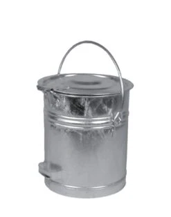 Mülleimer Zylindrisch 30 L, Mit Scharnierdeckel -Sauberkeit Und Hygiene 9af13018 1d78 496b bb77 a17a286a4d17