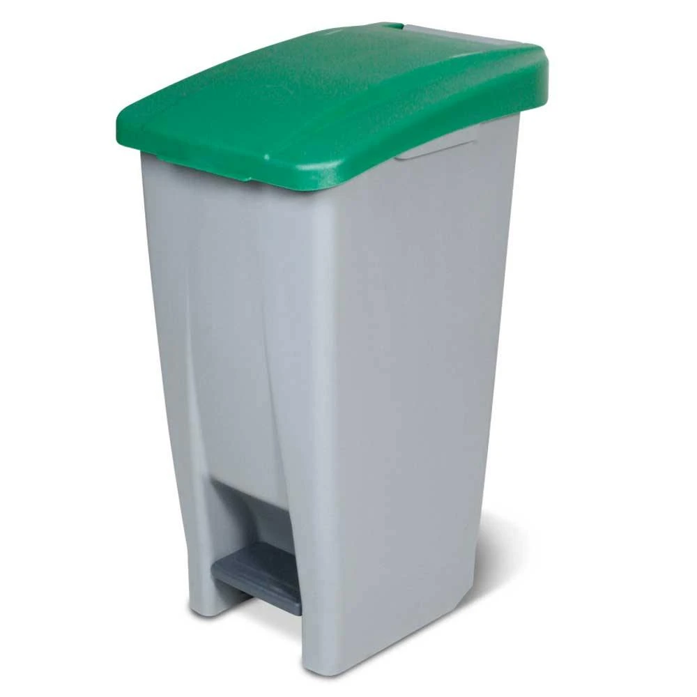 Tretabfalleimer mit Rollen, Inhalt 60 Liter, HxBxT 700 x 380 x 490 mm, Korpus grau/Deckel gelb Tretabfalleimer Mit Rollen, Inhalt 60 Liter, HxBxT 700 X 380 X 490 Mm, Korpus Grau/Deckel Gelb -Sauberkeit Und Hygiene a080dcdb 415b 4db4 8cda c551557a1514