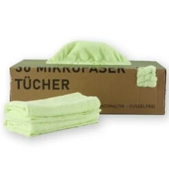 PLENTYFY | 50 Stück Mikrofasertücher Grau 30x30 Cm In Nachhaltiger Spenderbox | Saugstark & Waschbar | Fenstertücher | Spiegeltücher | Putztuch -Sauberkeit Und Hygiene a4b5b493 c938 42d6 a2f3 bfe2ba469499 3