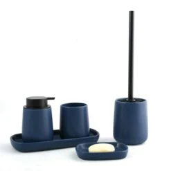 MSV® WC-Bürste „Maonie“, Toilettenbürste Garnitur, Ø10 X 38 Cm, Aus Hochwertiger Keramik Matt Dunkelblau 7 MSV® WC-Bürste „Maonie“, Toilettenbürste Garnitur, Ø10 X 38 Cm, Aus Hochwertiger Keramik Matt Dunkelblau -Sauberkeit Und Hygiene ad4ad7e1 6ed2 45da ab83 14fe2295d7f4