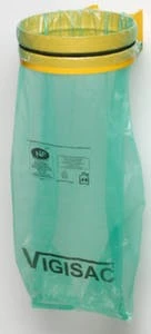 Var Müllsackhalter, Wandbefestigung, 120l, Gestell Gelb