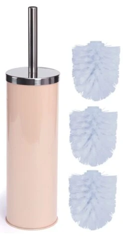 MSV WC Bürste Toilettenbürste WC Garnitur Klobürste „Miami“ Mit Hygienischem Behälter Pastellrosa -Sauberkeit Und Hygiene c1f55cdd 908d 4a22 8d54 25c16978a64d