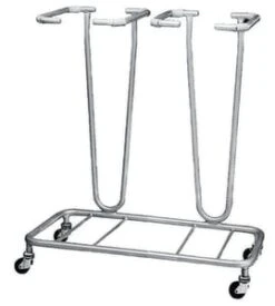 Müllsackständer, 4x70l, HxBxT 820x820x760mm, 4 Lenkrollen -Sauberkeit Und Hygiene ce07d970 882c 48cf b959 a1ab44ce7f54 1