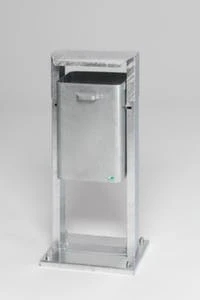 Var Abfallbehälter, F. Außen, 40l, HxBxT 1130x430x315mm, Korpus Feuerverzinkt