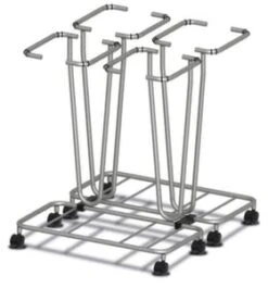 Müllsackständer, 2x70l, HxBxT 820x760x380mm, 4 Lenkrollen -Sauberkeit Und Hygiene d02825a7 7f5e 486d 8bae d28c74fe7e98