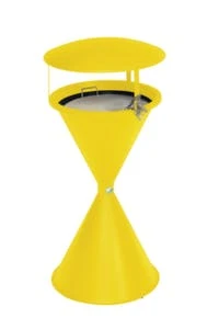 Standascher, HxØ 960x440mm, Stahl, Korpus RAL6001, Eieruhrform, m. Schutzdach Standascher, HxØ 960x440mm, Stahl, Korpus RAL6001, Eieruhrform, M. Schutzdach -Sauberkeit Und Hygiene d8835255 1000 4093 976c 76c7fe8f5f0a