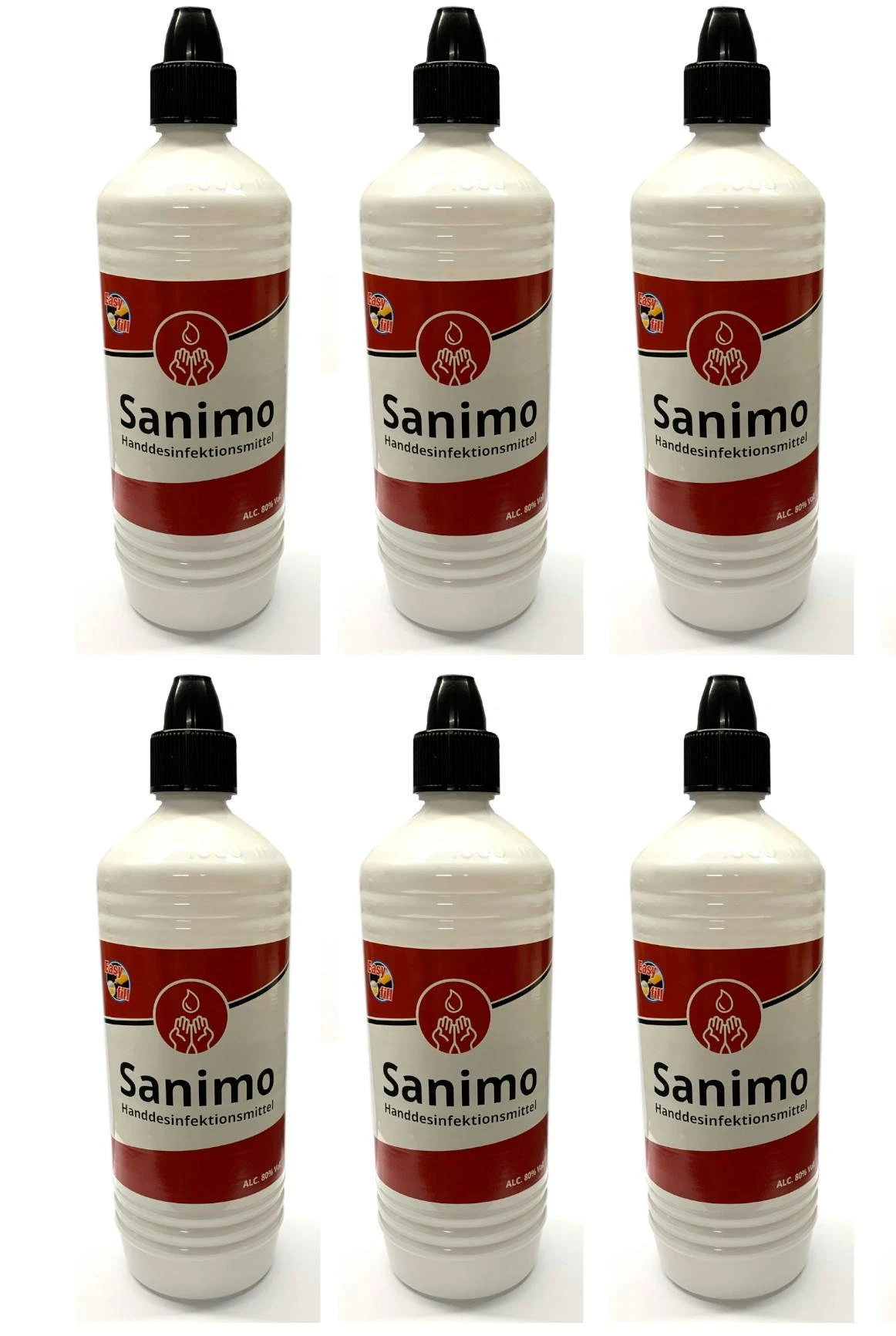 3x 1000ml Sanimo Handdesinfektionsmittel - anwendungsfertig - nach Rezept der WHO Desinfektionsmittel Hände Nachfüllflasche 3x 1000ml Sanimo Handdesinfektionsmittel - Anwendungsfertig - Nach Rezept Der WHO Desinfektionsmittel Hände Nachfüllflasche -Sauberkeit Und Hygiene ee370550 b62d 476f a203 963ef9b87f4d 3