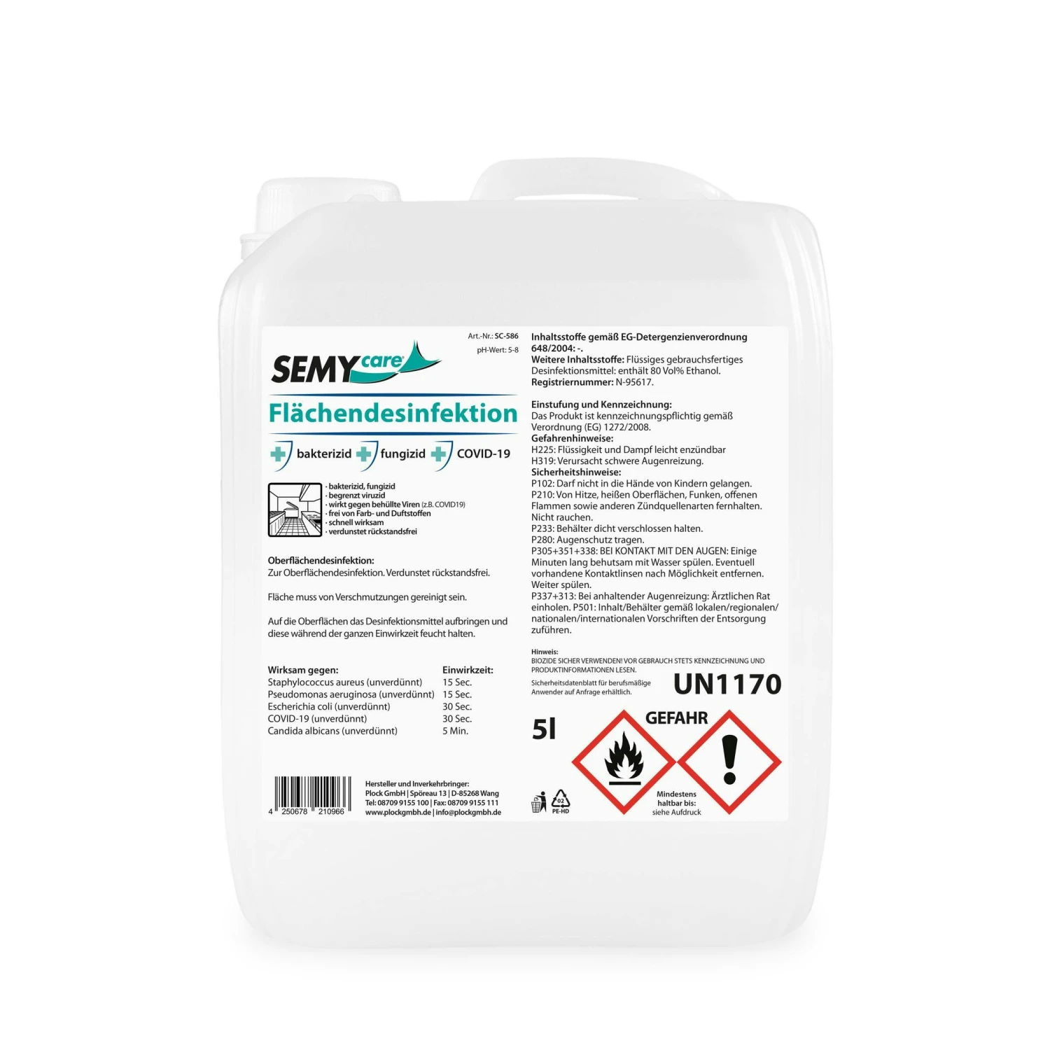 SemyCare Händedesinfektion | 80 Vol% Ethanol | 15 x 500 ml Pumpflasche SemyCare Händedesinfektion | 80 Vol% Ethanol | 15 X 500 Ml Pumpflasche -Sauberkeit Und Hygiene ee4e0668 b5ba 4a98 a3d1 54cb6057ee34 2