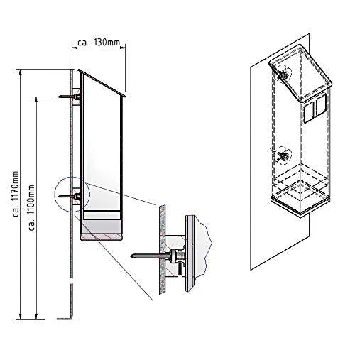 Wandaschenbecher Aluminium Wandmontage Quadratisch Anthrazit Wandaschenbecher Aluminium Wandmontage Quadratisch Anthrazit -Sauberkeit Und Hygiene eef8c8e0 6a3b 4e4d b1a5 502822b6e30a