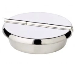 WAS Germany - Druck Standascher Mit Klappmechanismus, Ø 15 Cm, Chromnickelstahl (1116610) -Sauberkeit Und Hygiene fde4db0d 50c3 49e6 b30b e58754cd27a8